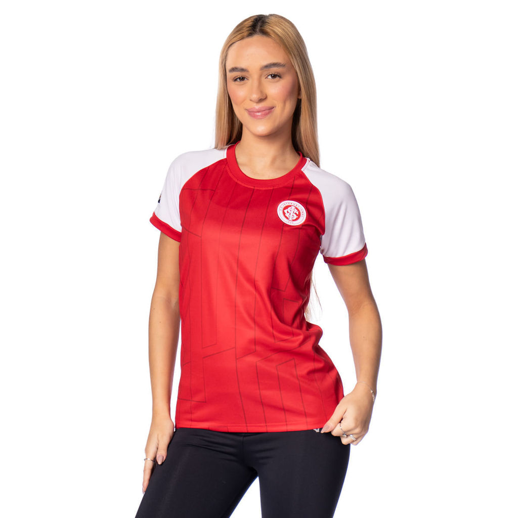 Camiseta Feminina Lotus Inter Campeão Do Mundo Vermelho
