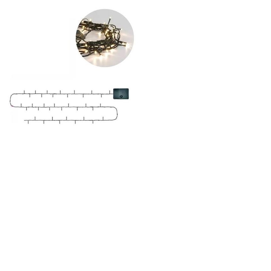 Pisca-Pisca  Led 100 Leds branco quente Para Decoração De Festa  / Natal 9 metros -110v  ou 220v