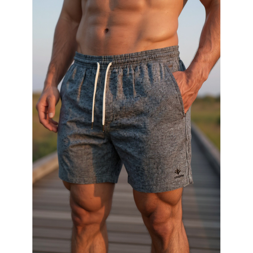 Kit 3 Bermudas Masculinas Linho Elastano Praiana Confortável Verão — VIRIANDUBA MIX