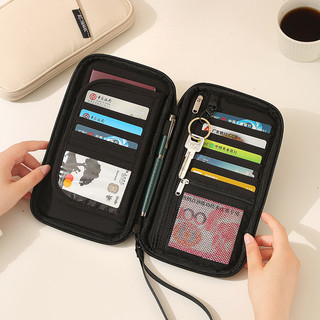 Bolsa Para Passaporte De Viagem À Prova D'água De Grande Capacidade , Porta-Cartão De Identificação Bilhetes , Documento