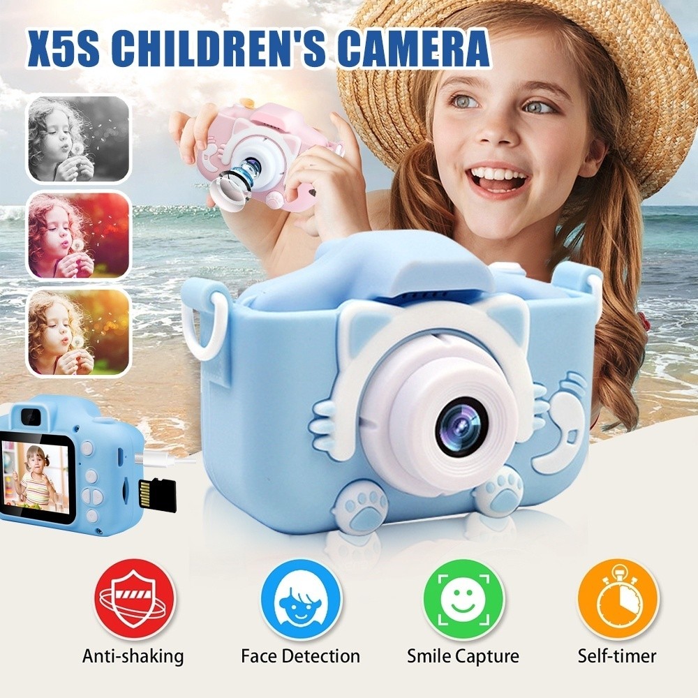 Camera Infantil Digital【Tira Foto De Verdade】 Filmadora Infantil Mini Maquina Fotografica Fotografa E Filma