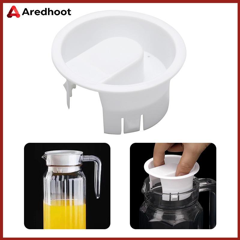 Aredhoot 1/2pcs Tampas De Vidro Jarra De Água Plástico Rolhas Anti Poeira Não Respingo À Prova De Vazamento Para Jarro D