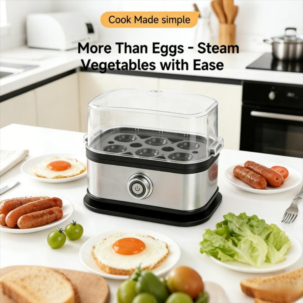 Panela Inteligente Para Ovos FALLFORBEAUTYEJ , Caldeira De Com Desligamento Automático Capacidade De 6 , Fogão Rápido Qu