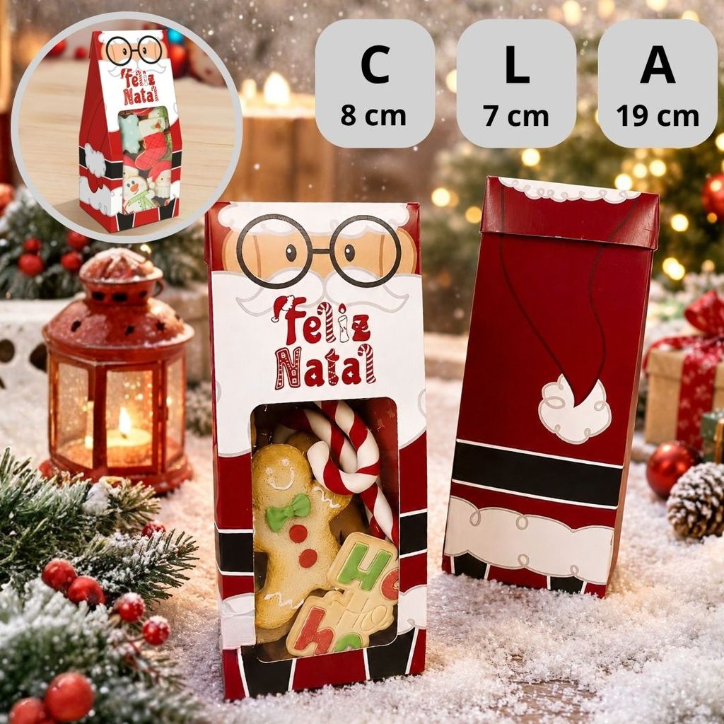 10~30 SACO LEMBRANCINHA NATAL C/ VISOR P 8X7X19 DIVERTIDO 6266 ( NATAL IDEIA 2026 ) — imagem 2 de 2