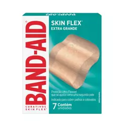 Curativos Band-Aid Skin Flex Extra Grande 7 Unidades