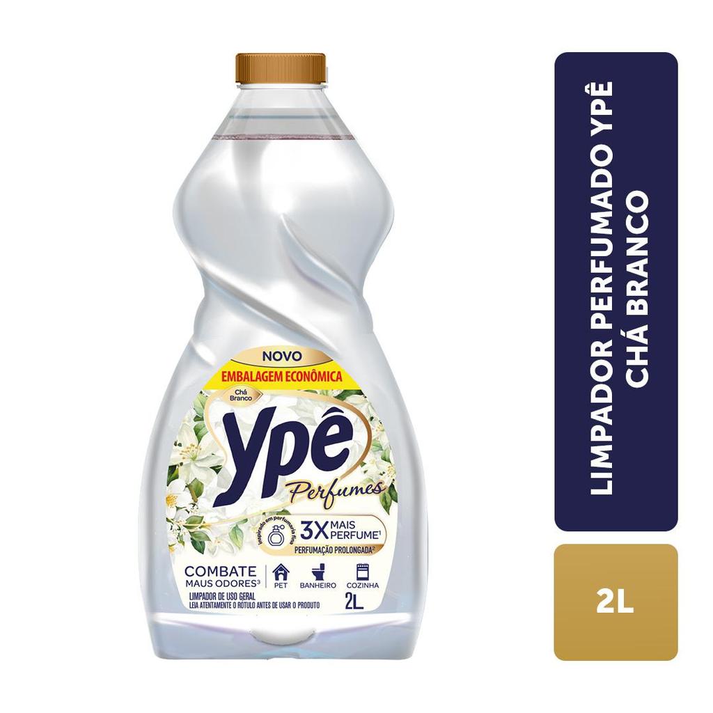 Limpador Perfumado De Uso Geral Chá Branco Ypê Perfumes 2l
