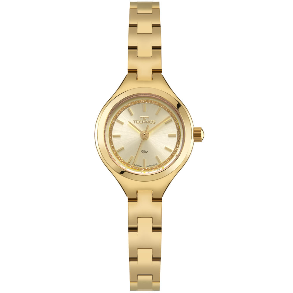 Relógio Technos Feminino Mini Dourado - 2035NAM/1X