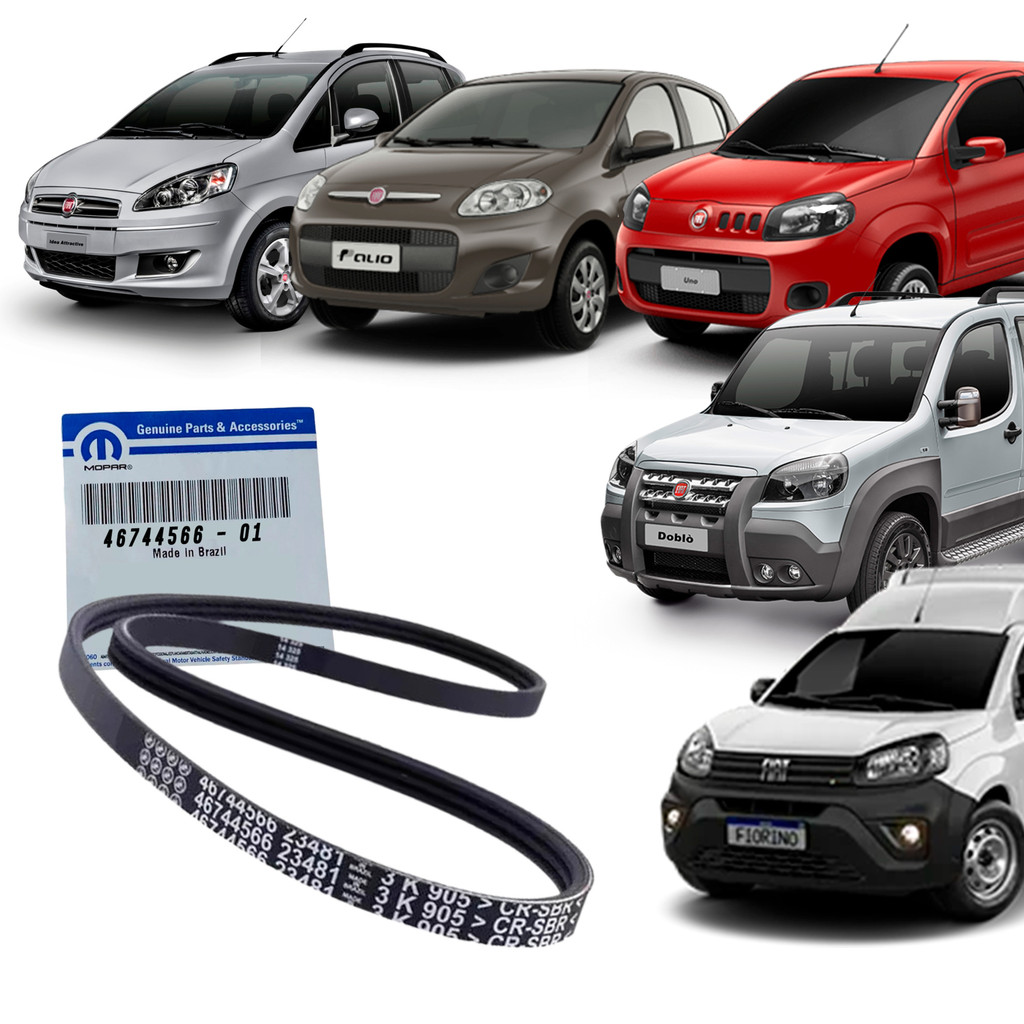 Correia Direção Hidráulica Fiat Doblo Strada Idea Siena 46744566