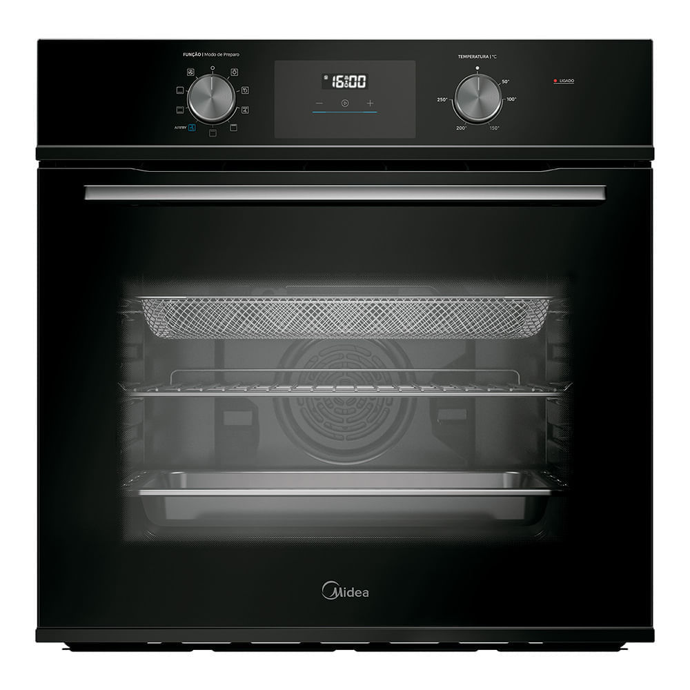 Imagem Forno Elétrico de Embutir 80L Digital com Air fryer Midea