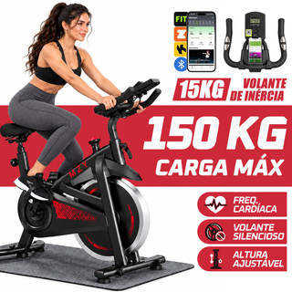 Bike Spinning para Apartamento 150kg Bicicleta Ergométrica Mecânica 15kg bicicleta ergometrica Para Exercícios Profissio