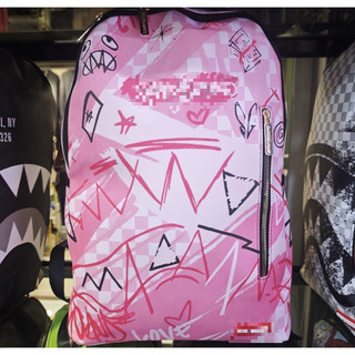 Mochila Graffiti Mochila Estudante Moda Grande Capacidade Bolsa Escolar Casual