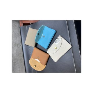 Mini bolsa de fone de ouvido de couro genuíno, bolsa de cartão de visita de primeira camada masculina, banco de armazena