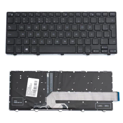 Teclado para Notebook compatível com Dell Inspiron 14-5448-D25 ABNT2