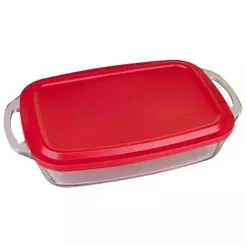 Assadeira com Tampa Retangular 3,5L Seletta Marinex