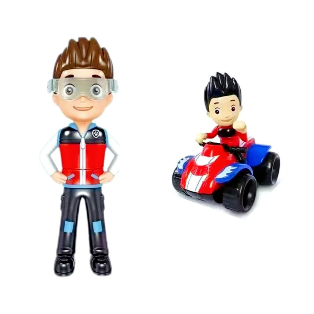 Brinquedo de Carro de Retração Ryder da Patrulha Canina, Modelo Capitão Brinquedos Infantis RI8F