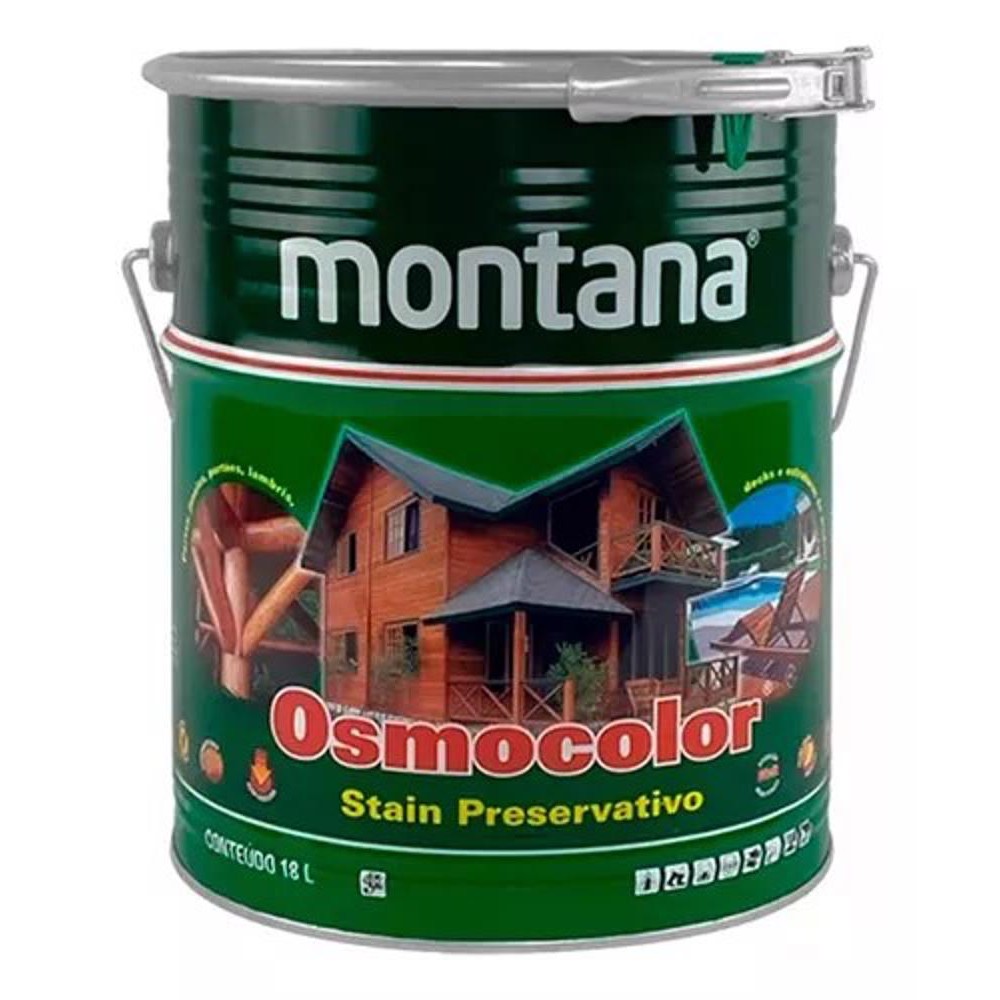 Osmocolor Transparente Acetinado 18l Montana