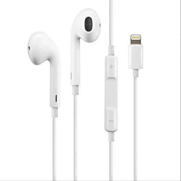 Fone de Ouvido com Fio e Microfone para Iphone, Ipad, Ipod, iOS entrada Lightning Agold