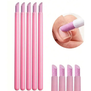 5 Pçs Pedra Lixar Arquivo De Unhas Caneta Quartzo Removedor Cutícula Trimmer Buffer Pedicure Pele Morta Lavável Manicure em Oferta na Shopee