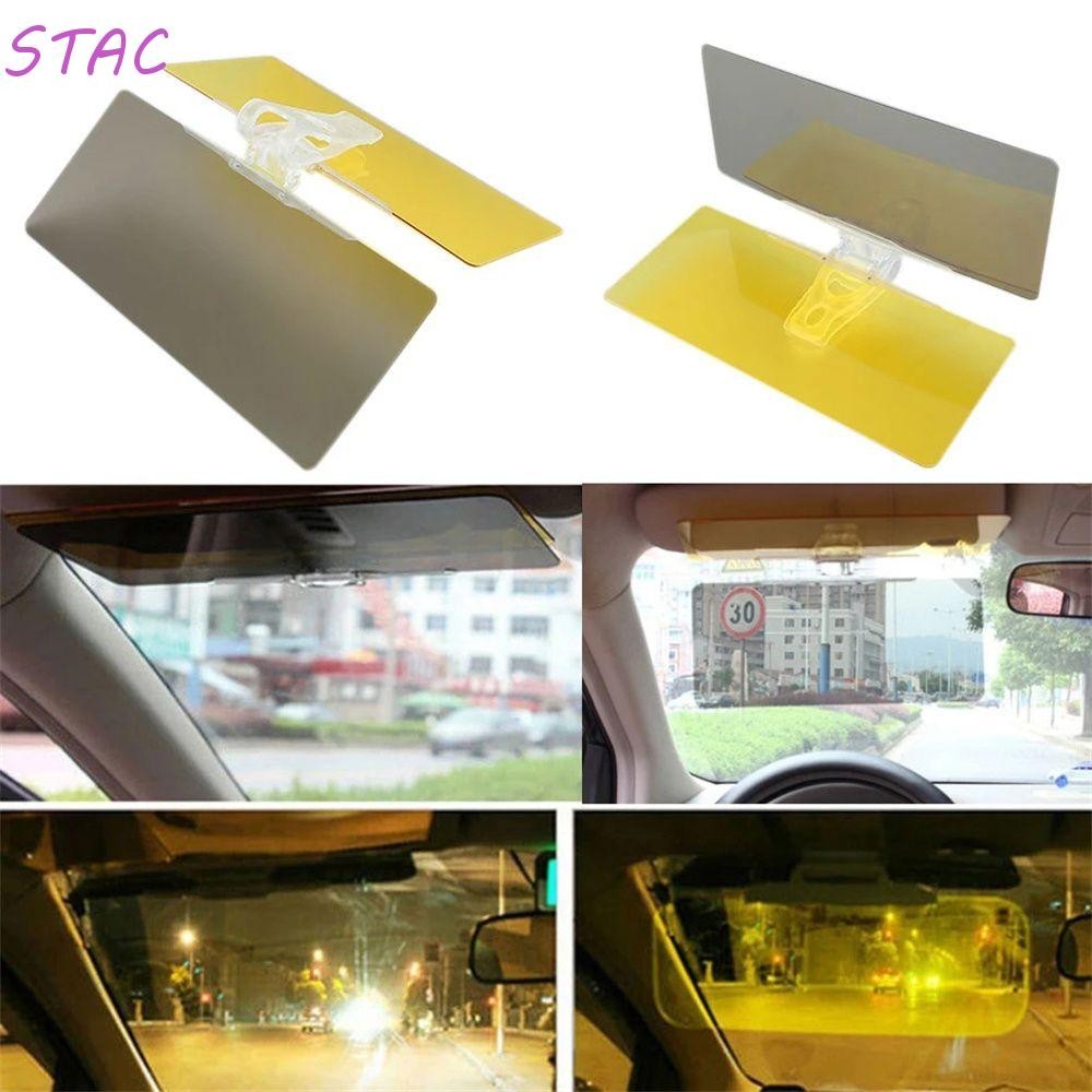 STAC Auto Sun Visor Car Fold Flip Durável Peças De Automóvel-Styling Anti-Deslumbrante Bloco