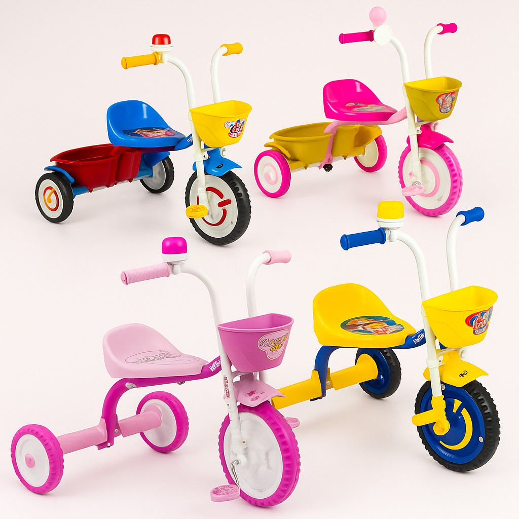 Triciclo Infantil Nathor Menina Menino Motoca Velotrol