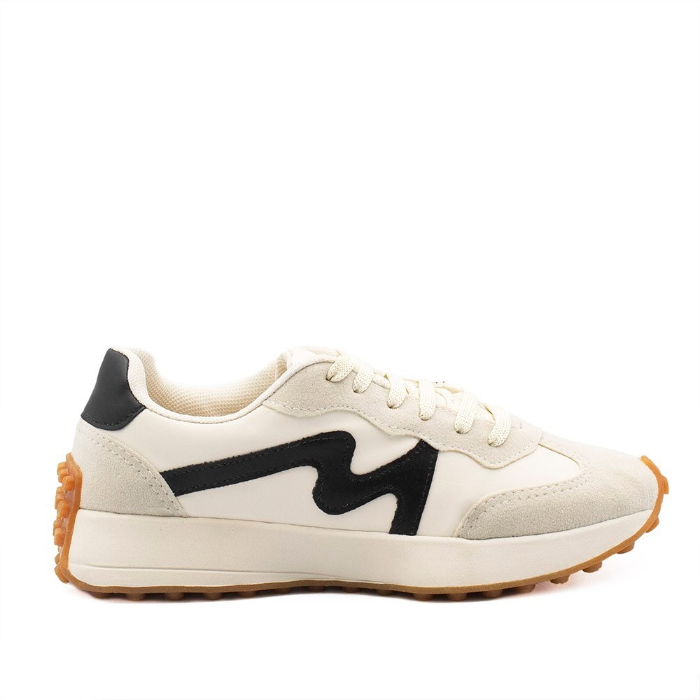 Tênis Zatta Casual Cadarço Keyla Aveia em Oferta na Shopee