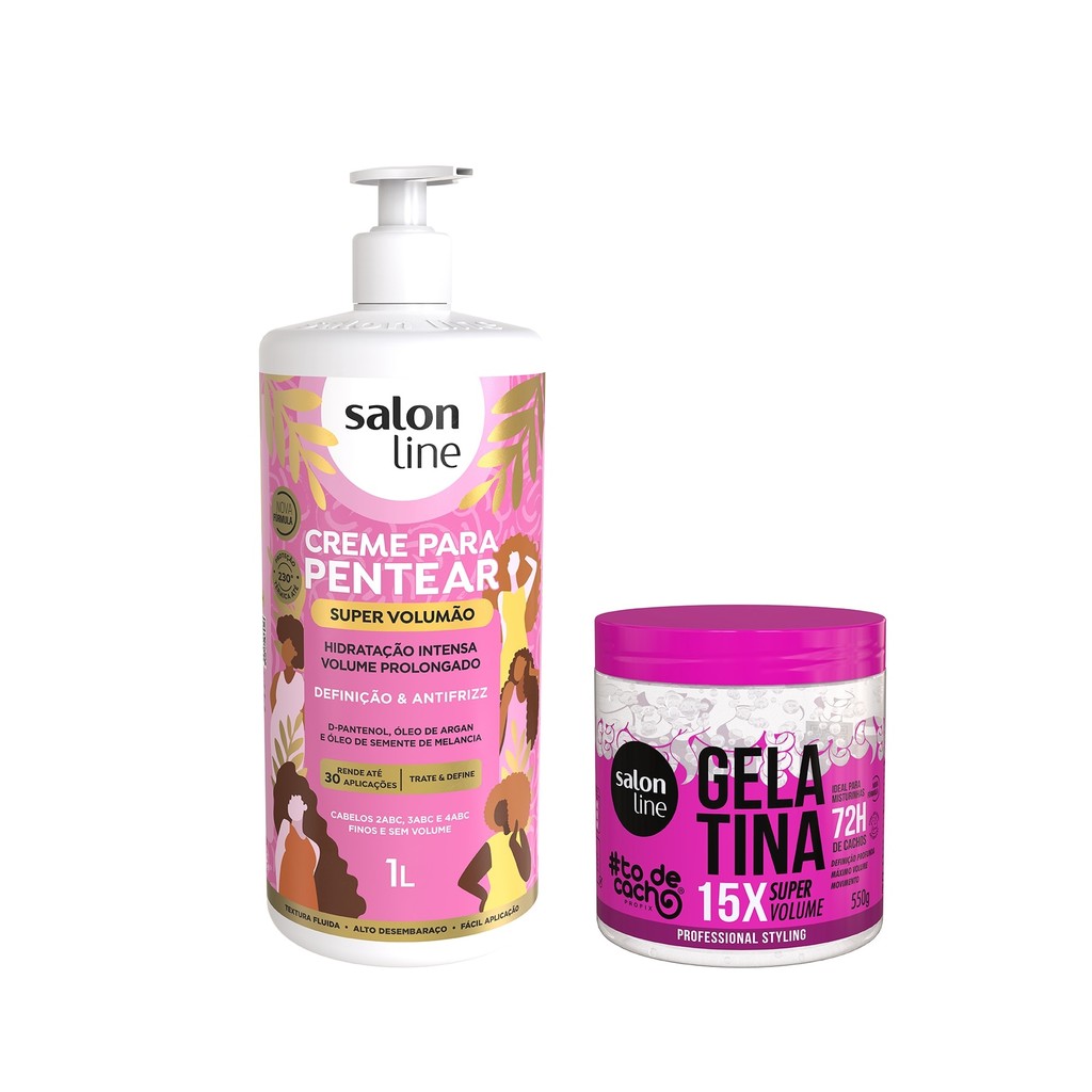 Kit Super Volumão Salon Line em Oferta na Shopee