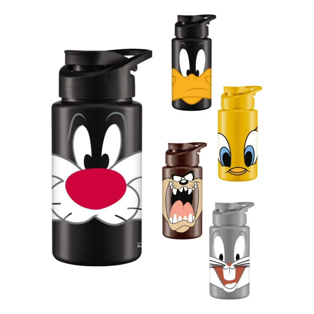 Garrafa Squeeze Temática 500ml Para Escola Academia Passeio Resistência e Qualidade – Bandeirantes