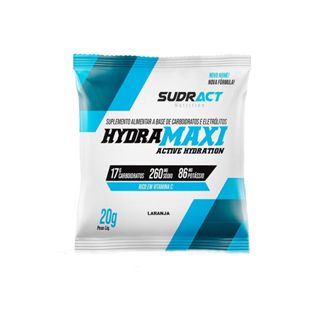 Hydramaxi Isotônico em Pó - 1 Sachê 20g Laranja - Sudract Nutrition em Oferta na Shopee