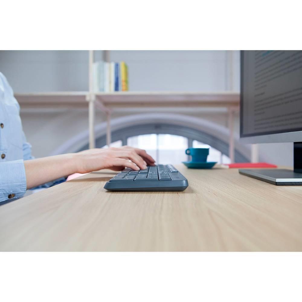 Combo Teclado e Mouse Logitech MK235 s/ Fio 920-007903