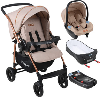 Carrinho de Bebe Burigotto Travel Rio K 22 Ninho Base Mon Amour em Oferta na Shopee