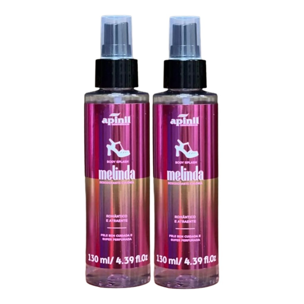 Kit c/ 2 Body Splash Melinda 130ml - Apinil