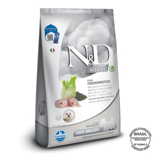 Ração ND White Para Cães adultos Mini 7kg em Oferta na Shopee