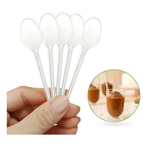 100 Un Colher Petit Para Doce, Brigadeiro de Colherzinha em Oferta na Shopee