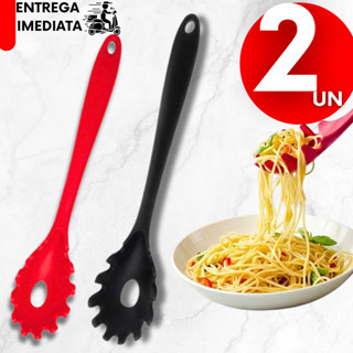 Kit 2 Pegador Massas De Silicone Para Macarrão Arroz Utensílios de Cozinha em Silicone em Oferta na Shopee