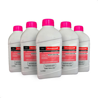 Kit 5 Aditivo Radiador (long Life Rosa) Para Uso Veículos Ford em Oferta na Shopee