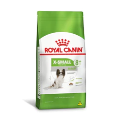 Ração Seca X-Small Adult 8+ para Cães Adultos e Idosos de Porte Miniatura com 8 Anos ou mais 2,5Kg Royal Canin