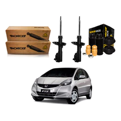 Kit Amortecedor Dianteiro New Fit 1.4 1.5 2009 A 2013