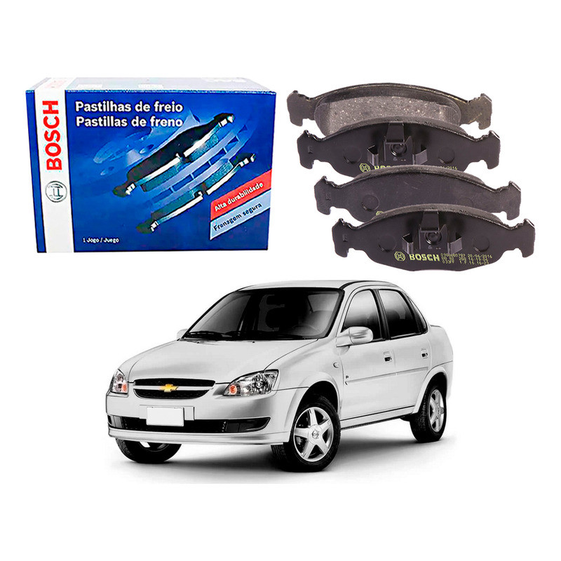 Pastilha Freio Dianteira Bosch Corsa Classic 1.0 2010 A 2016 em Oferta na Shopee