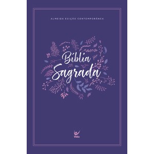 Bíblia AEC - Letra Grande - Capa Roxa TGS