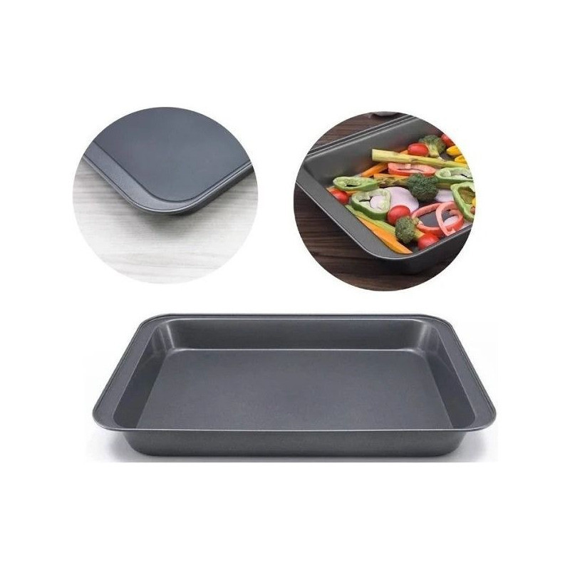 Forma Antiaderente Aço Inox Retangular em Oferta na Shopee