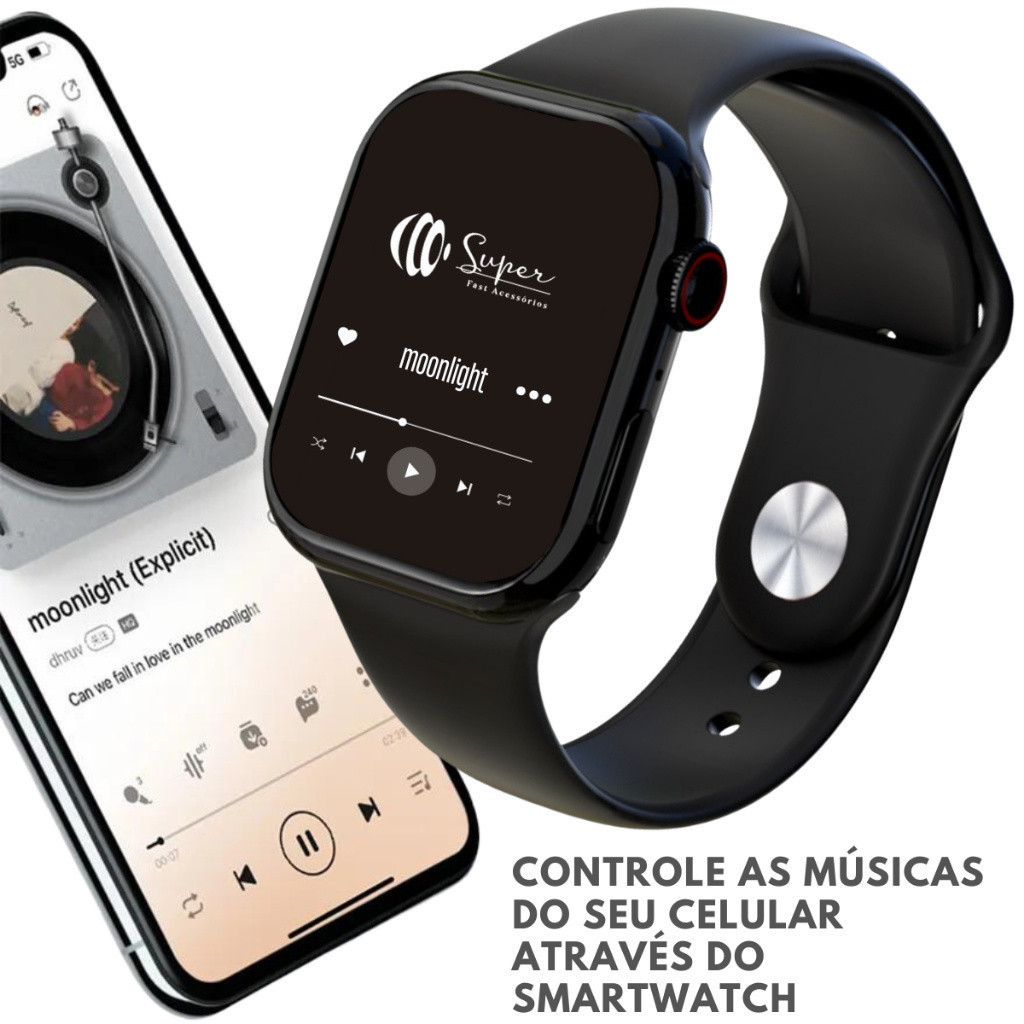 Smartwatch Relógio Inteligente com Tela Infinita — foto 3