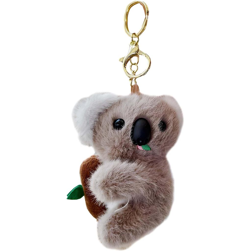 Adorável Fofo Coala Chaveiro De Pelúcia Bonito Animal Saco Bolsa Encantos Chave Do Carro Acessório Festa Favor Para Pres