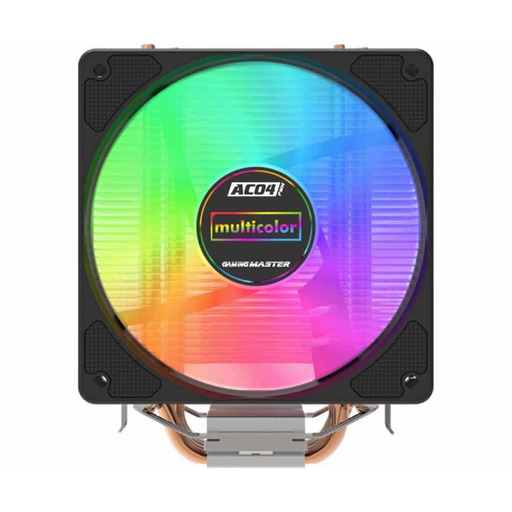 Cooler Para Processador K-mex Ac04 120mm Intel/amd Multicolor Preto