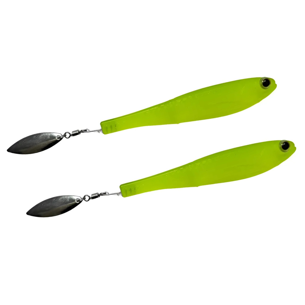 MONSTER 3X ISCAS SHADS SPIN SHAD COR MELLOW 15G 9CM 2UN