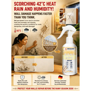 【Reparação Eficiente】German Imported Wall Repair Agent/Reparador de Paredes/Casa/Fendas