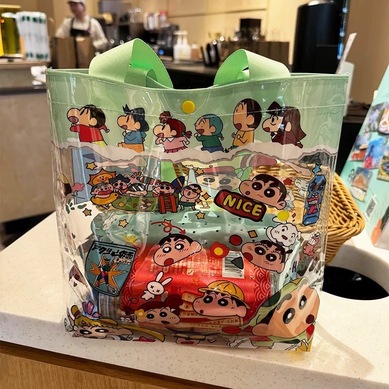 Crianças bebê banquete dos desenhos animados transparente pvc à prova dwaterproof água geléia bolsa bonito lembrança de 