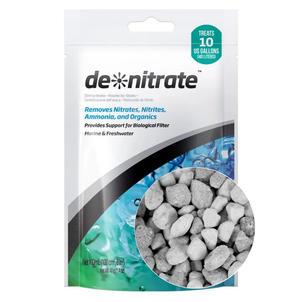 Seachem De*Nitrate 100ml - Removedor de Nitrato, Nitrito e Amônia