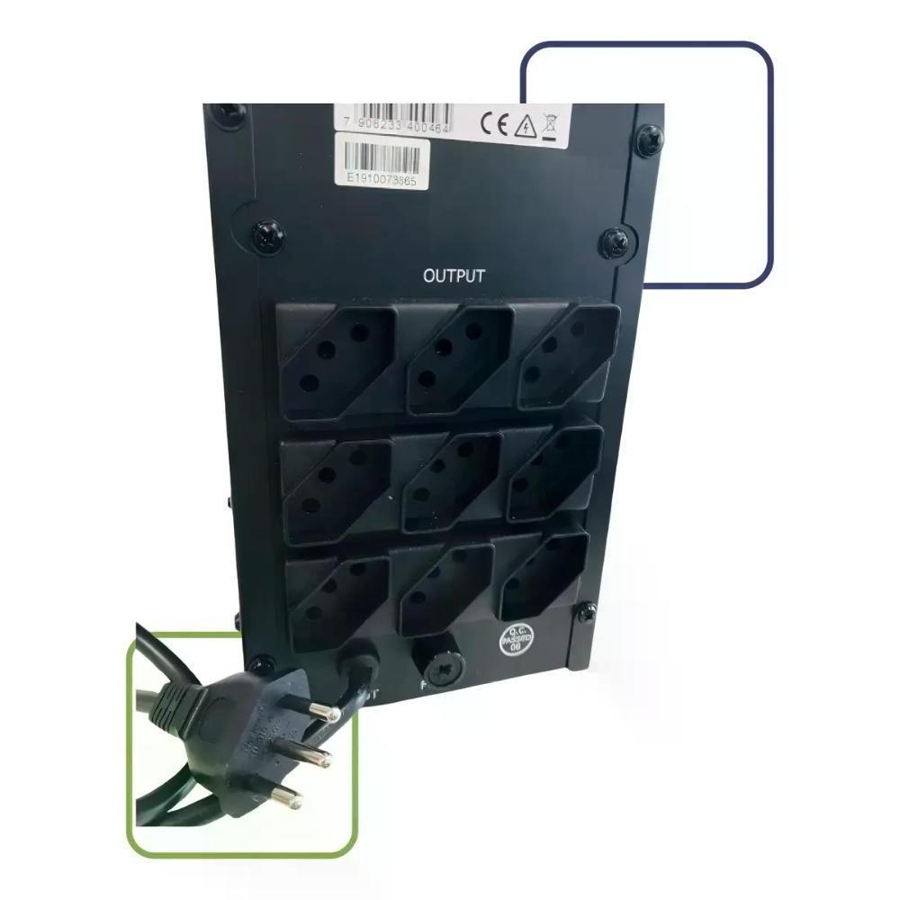 Nobreak JBR Guard 2000VA Bivolt 120-220V 9 Tomadas · foto 2