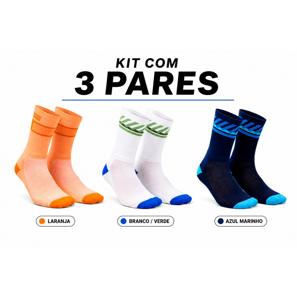 Imagem Kit Meia Cano Alto Woom Masculino