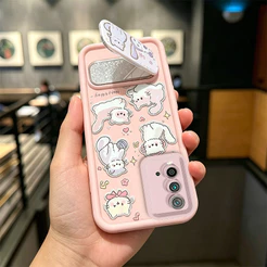 Capinha for Redmi 9T normal Capa for feminina rosa Suporte JTKLMZJ9